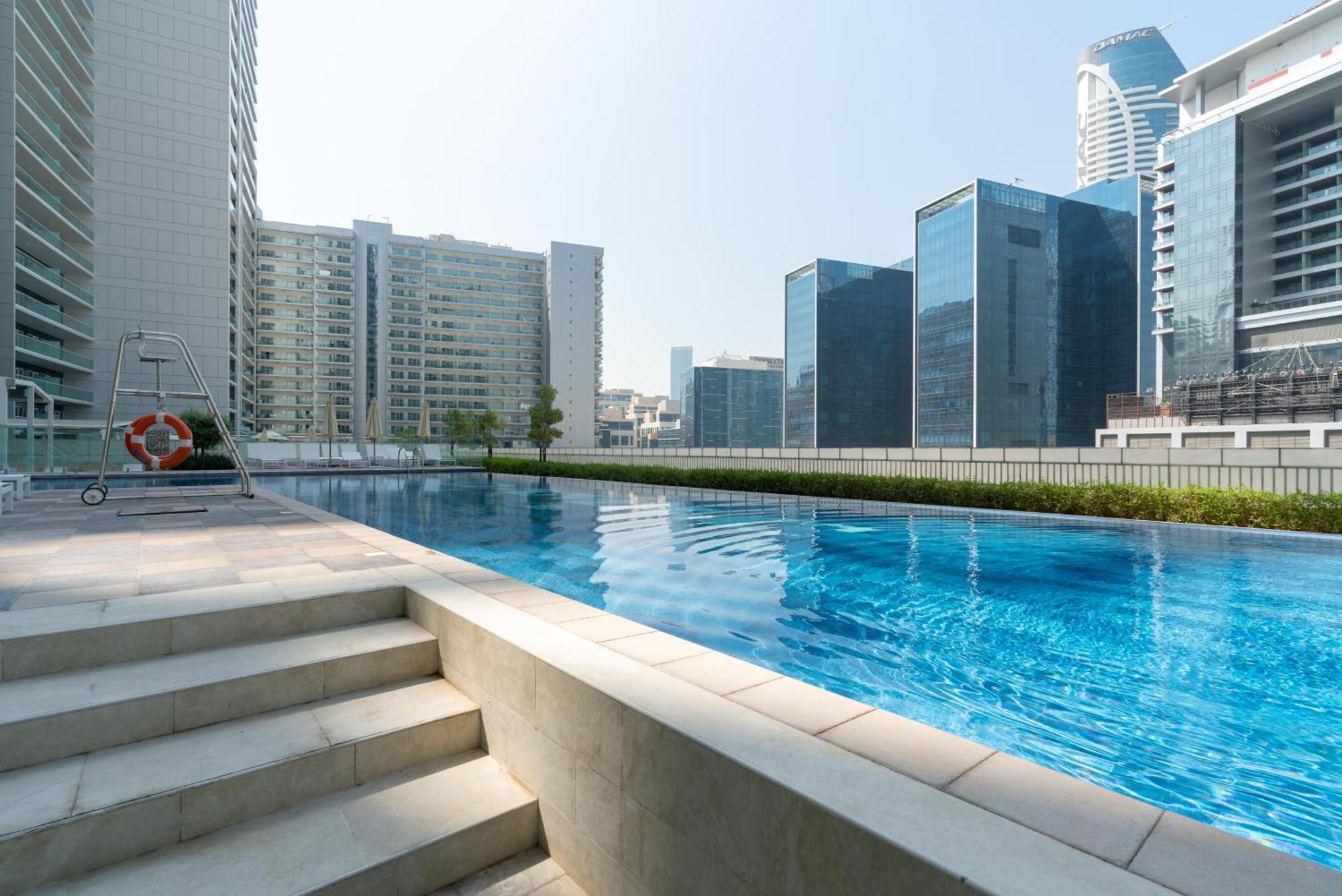 Delightful 2Br Apartment At Reva Residences Dubai Exterior foto