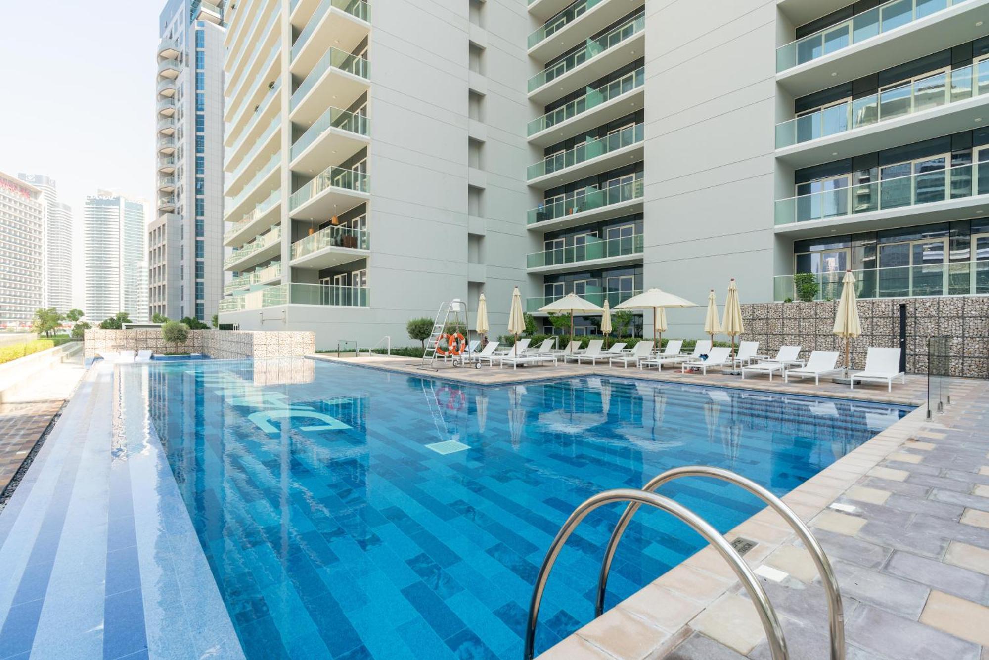 Delightful 2Br Apartment At Reva Residences Dubai Exterior foto